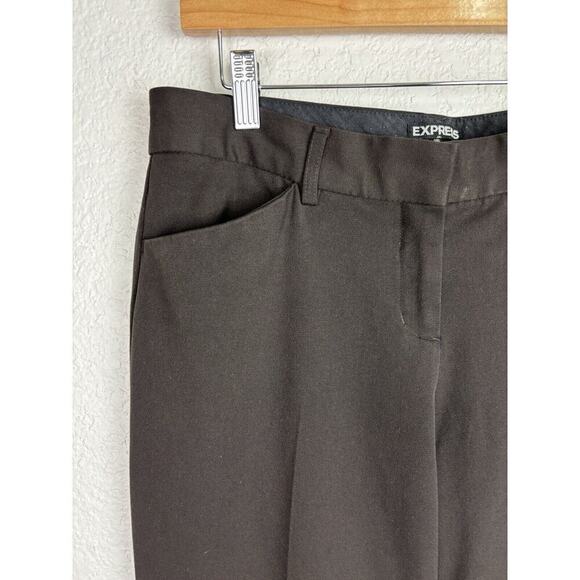 Express Editor Womens Dress Pants Sz 8R Brown Career Wear Office Work Careerwear - Picture 4 of 9
